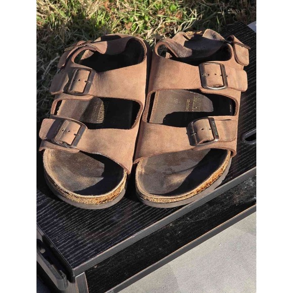 Birkenstock Milano Habana Brown Leather EU 44 M11 W13 main image 10